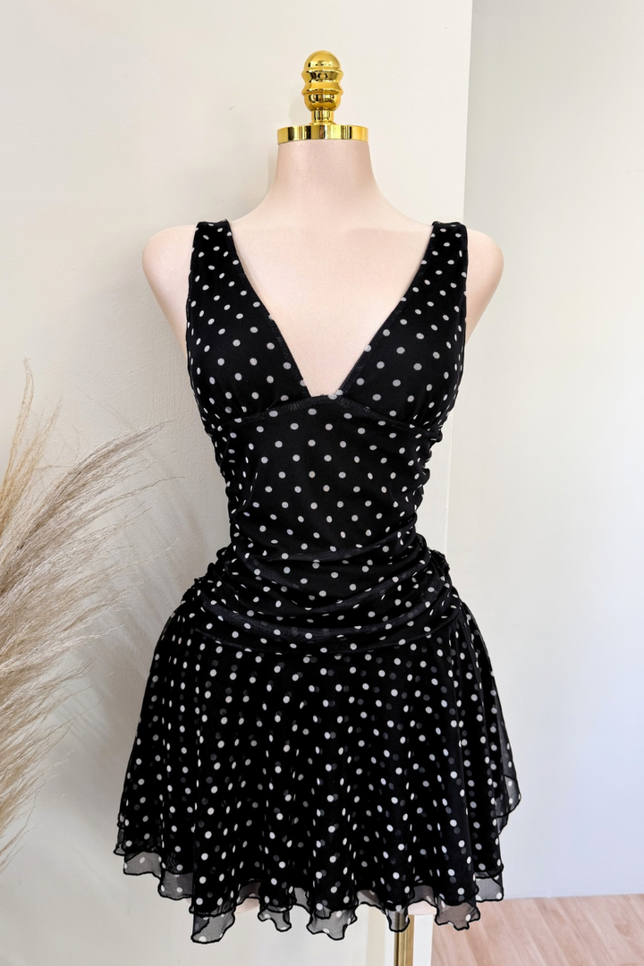 Vestido Lemon Polka Dots