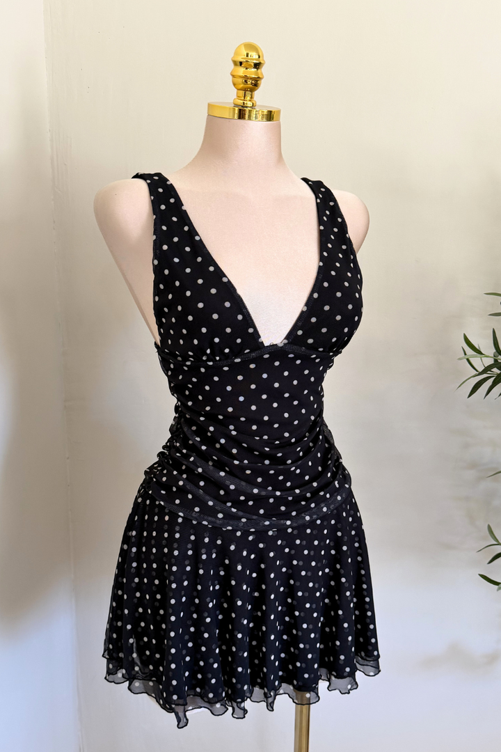 Vestido Lemon Polka Dots
