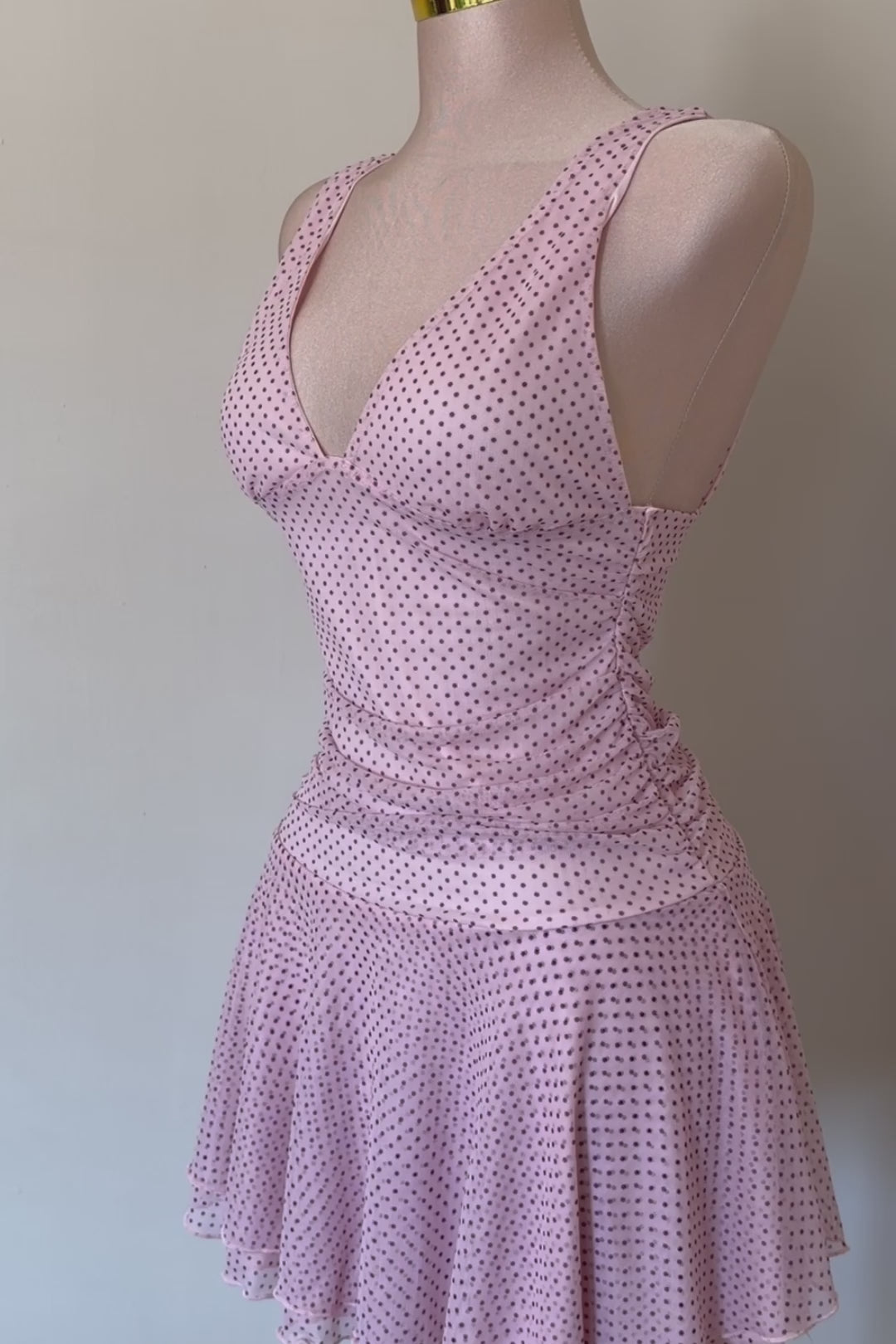 Vestido Lemon Polka Rosa